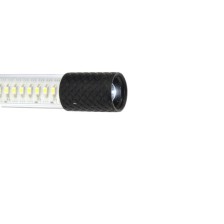Lámpara de inspección 'LINE LIGHT C+R', 36 LED de alta intensidad, 1 LED de linterna, con adaptador de red y batería recargable