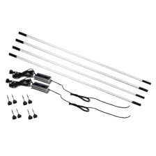 Juego de iluminación para elevador de automóviles, 4 unidades de luz, 1630 x 1630 mm, 'Luz de línea'