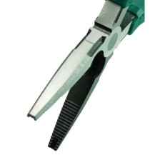 Alicates planos combinados ENGINEER 180 mm con ranura de agarre longitudinal, cortes laterales, agarre alto