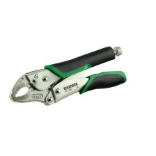 Alicates de bloqueo ENGINEER, rebaje de agarre longitudinal de 185 mm, mecanismo de liberación rápida, agarre alto