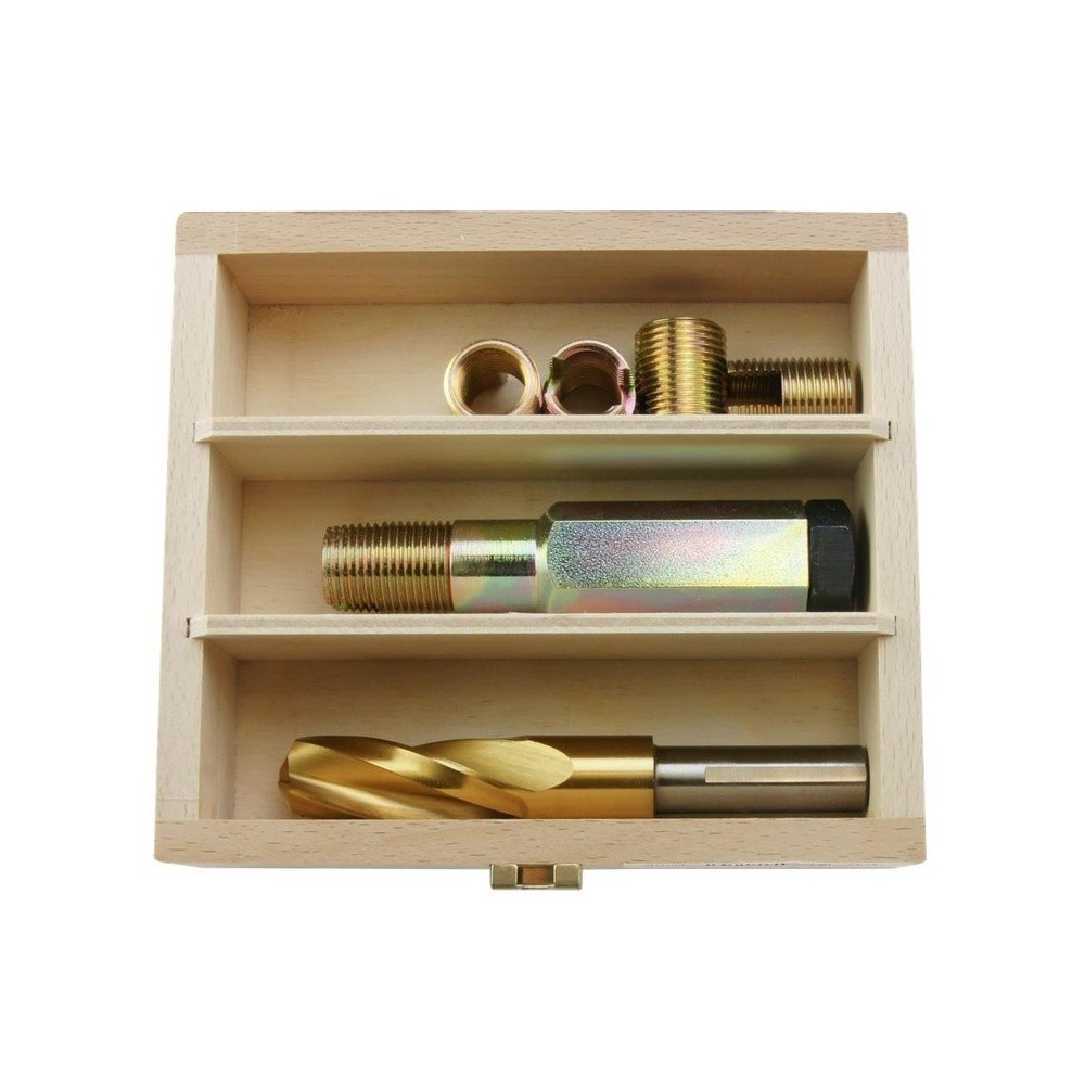 Kit de reparación de roscas completo M14