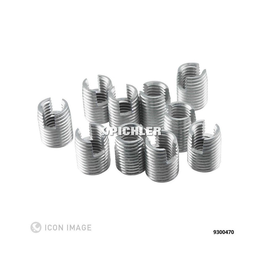 Juego de insertos de rosca M10x1,25 (10 piezas)