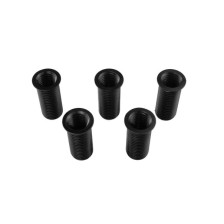 Casquillos roscados con brida, paquete de 5, rosca hembra M11x1,5 / rosca macho M13x1,5, longitud: 30 mm