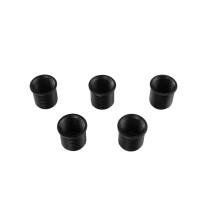 Casquillos roscados con brida, paquete de 5, rosca hembra M14x1,5 / rosca macho M16x1,5, longitud: 17 mm