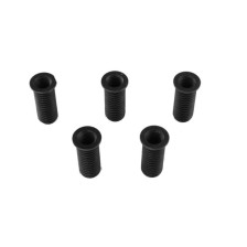 Casquillos roscados con brida, paquete de 5, rosca hembra M6x1,0 / rosca macho M8x1,25, longitud: 20 mm