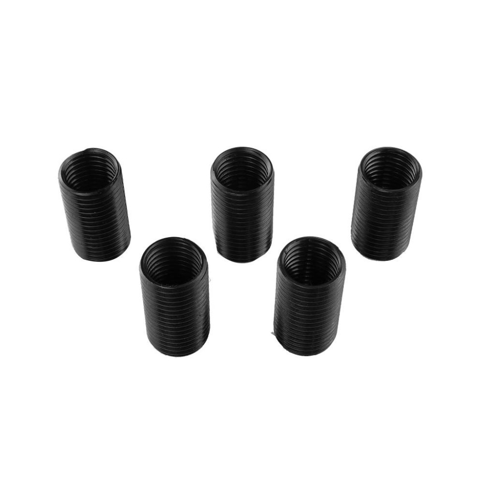 Casquillos roscados sin brida, paquete de 5, rosca hembra M12x1,5 / rosca macho M14x1,5, longitud: 25 mm