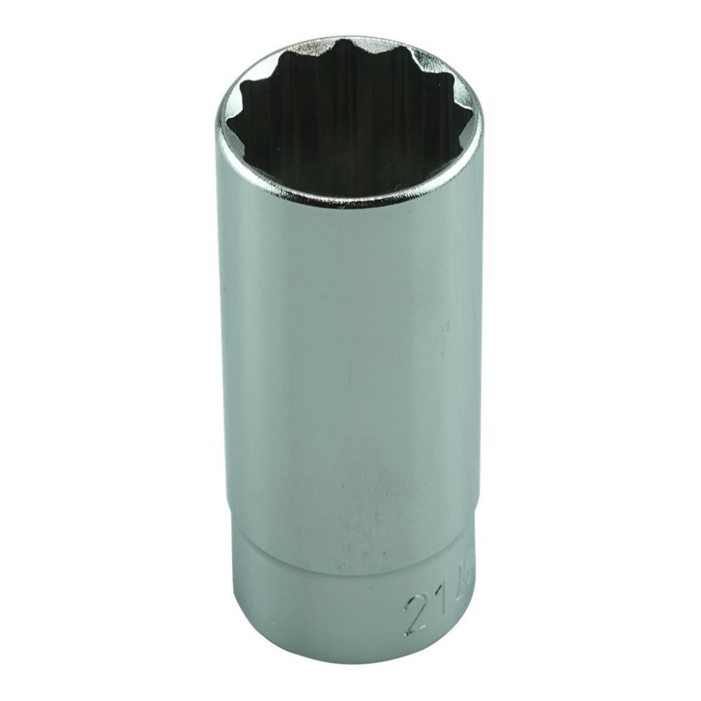 Dado largo de 12 puntas, entrada de 3/8', tamaño de llave de 21 mm