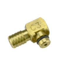 Conectores de inyector CR Modelo C3 para inyectores Denso de latón de 90°, inyectores Denso 1 pieza