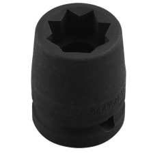 Vaso de impacto de 8 puntas con accionamiento SW 15 de 1/2'