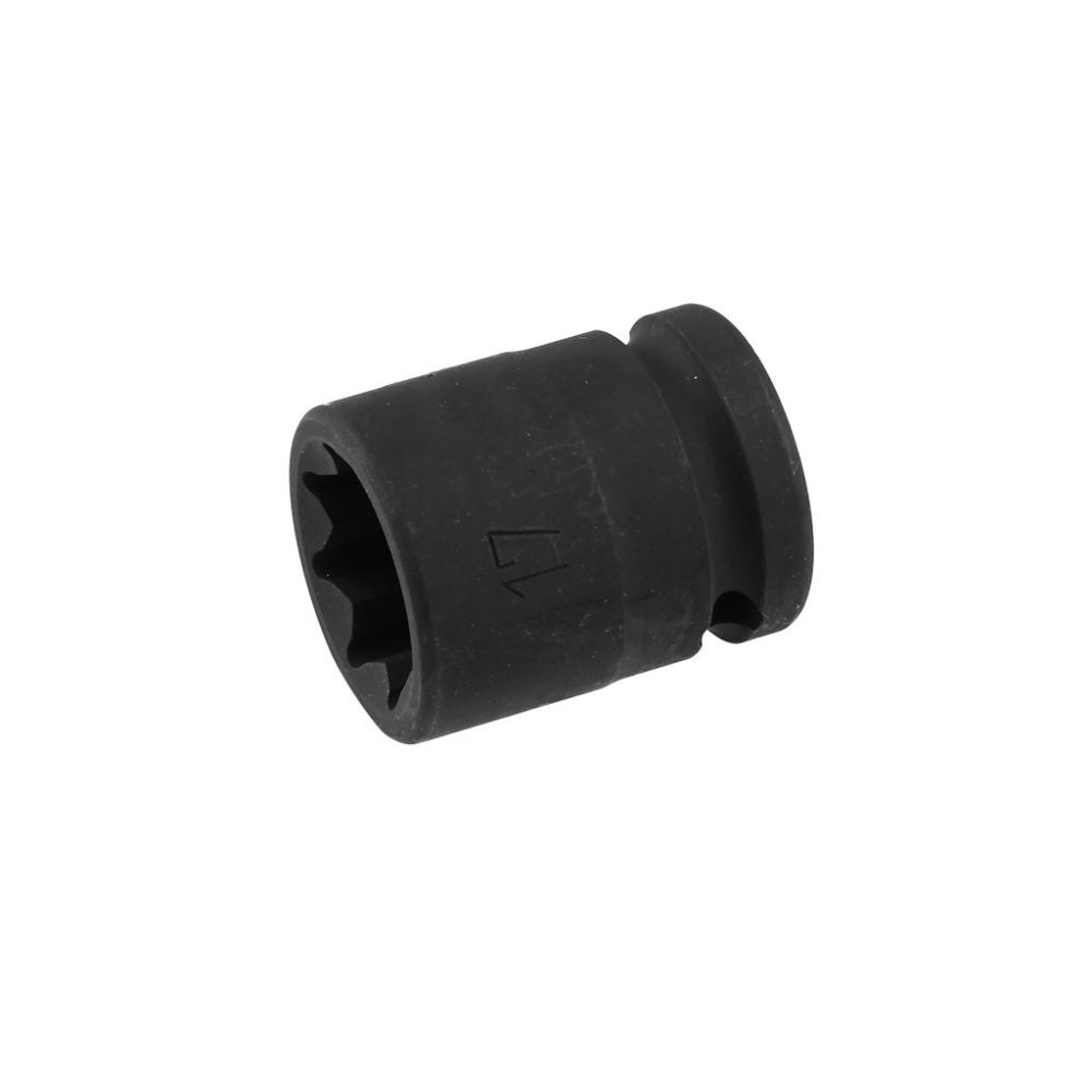 Vaso de impacto de 8 puntas con accionamiento SW 17 de 1/2'