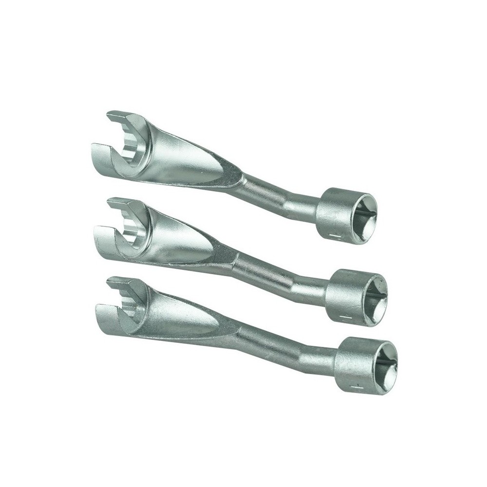 Juego de 3 llaves de cable abiertas. Entrada de 14, 17 y 19 mm, 1/2'