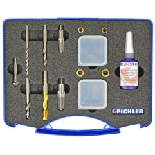 Kit de reparación de válvula de purga de pinza de freno (12 piezas, 1/4' y 1/8' NPT)