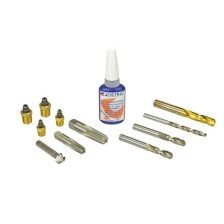 Kit de reparación de válvula de purga de pinza de freno (12 piezas, 1/4' y 1/8' NPT)