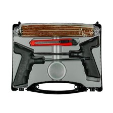 Kit de reparación de neumáticos 'EZ SEAL' para camión en estuche con 30 mechas de 200 mm de largo