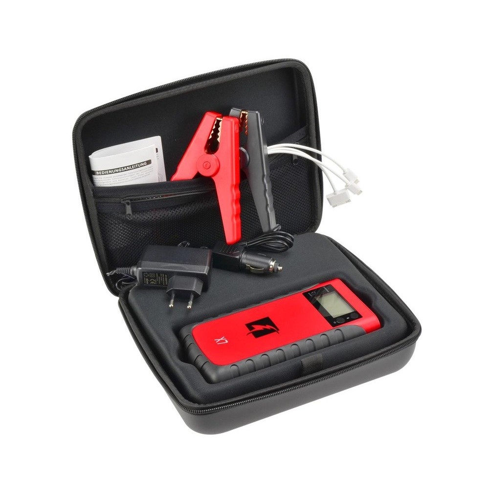 Amplificador inteligente X7 de 12 V CC, 500 amperios y 15 000 mAh