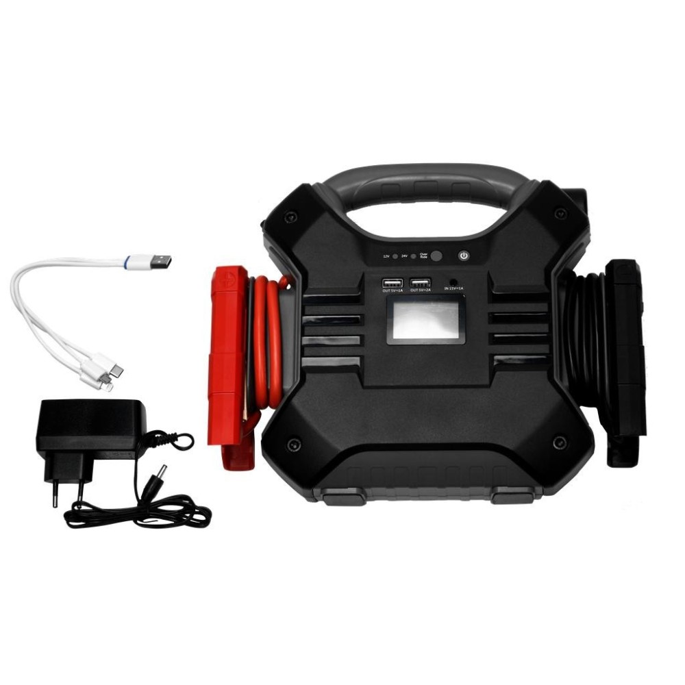 Arrancador de batería de litio BOOSTER para coches y todoterrenos 12V-1000A / 24V-500A