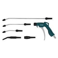 Juego de pistola de aire comprimido con 5 insertos de chorro enchufables