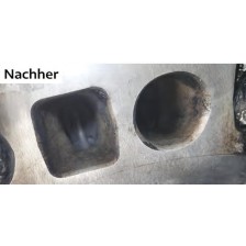 Unidad de chorro de arena de cáscara de nuez para limpiar depósitos de carbón en la maquinaria