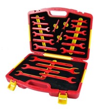 Juego de llaves de boca VDE, 20 piezas, 1000 V IEC 60900, con certificación VDE-GS