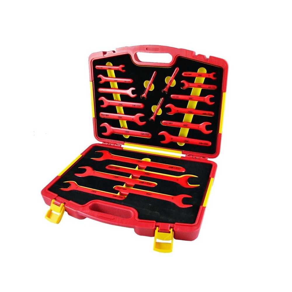 Juego de llaves de boca VDE, 20 piezas, 1000 V IEC 60900, con certificación VDE-GS