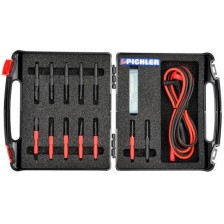 Juego de agujas de prueba con puntas flexibles y pinzas termorretráctiles