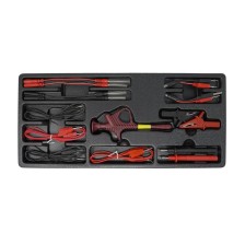 Juego de cables de medición y prueba 13 piezas