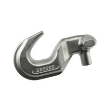 Forma del pulgar del gancho de tracción en conexión con el gancho de tracción doble