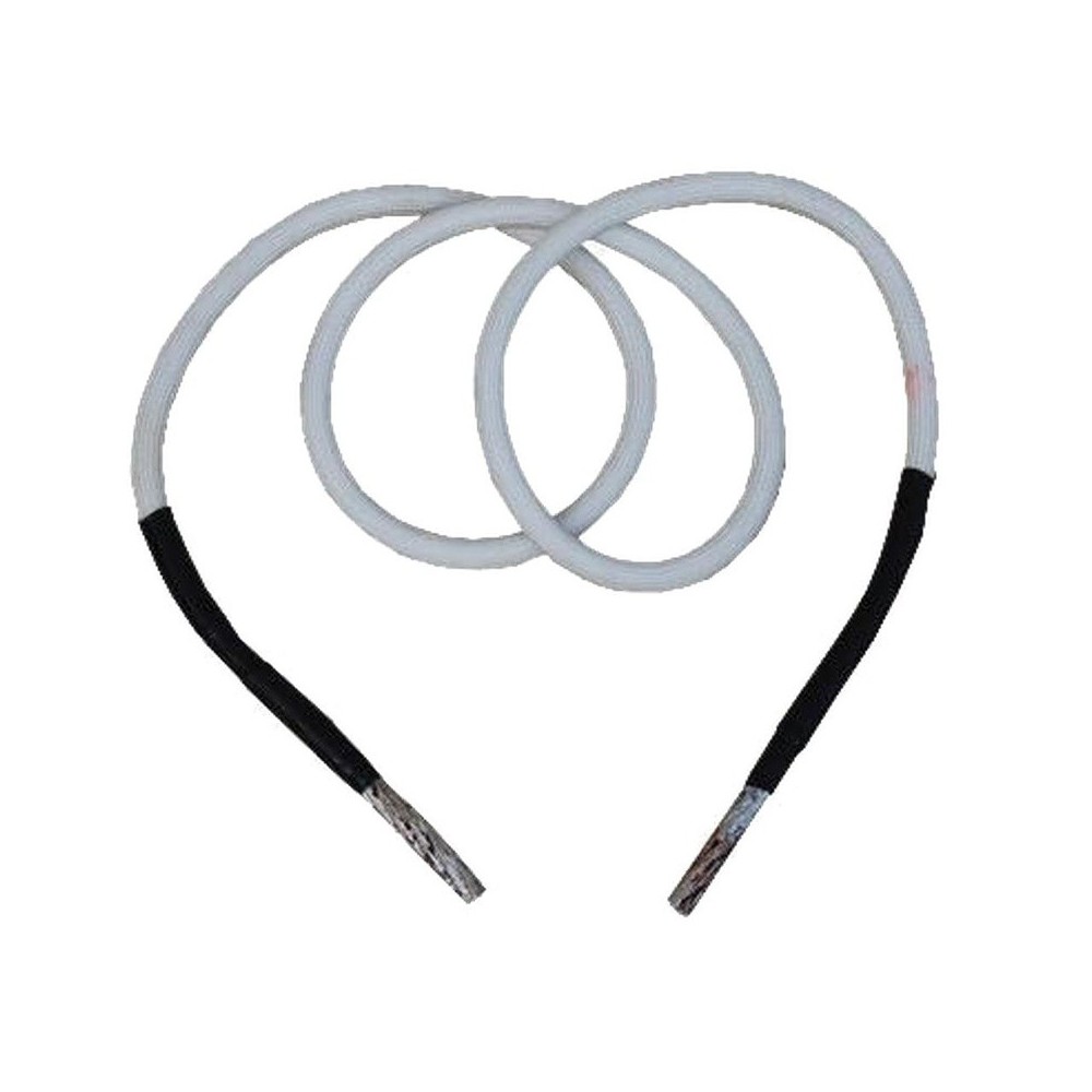 Carrete flexible, longitud 800 mm, acabado negro