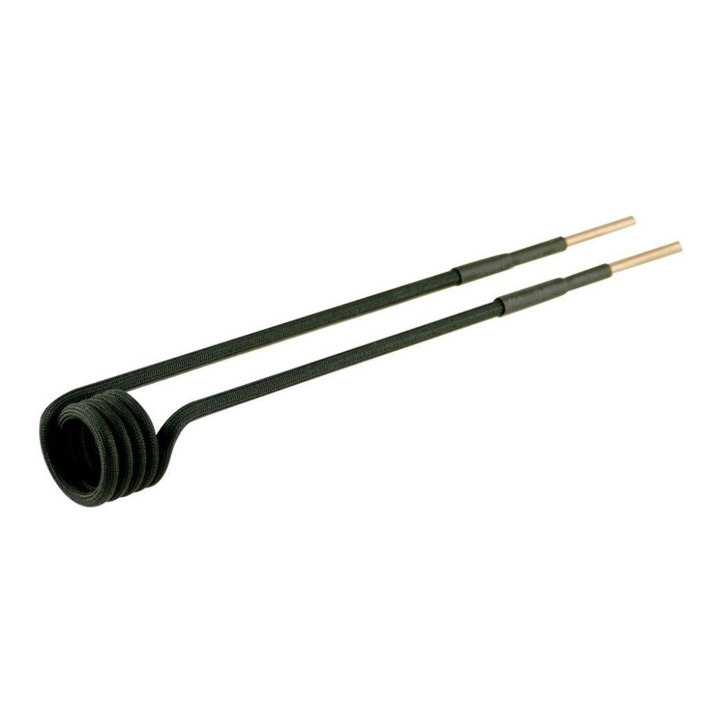 Bobina recta, Ø19mm, longitud 220mm, versión M8 en color negro