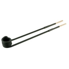 Bobina en ángulo de 90° Ø19mm, L 220mm, versión M8 en color negro