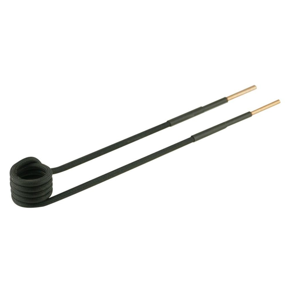 Bobina en ángulo de 90° Ø20mm, L 220mm, versión M8 en color negro