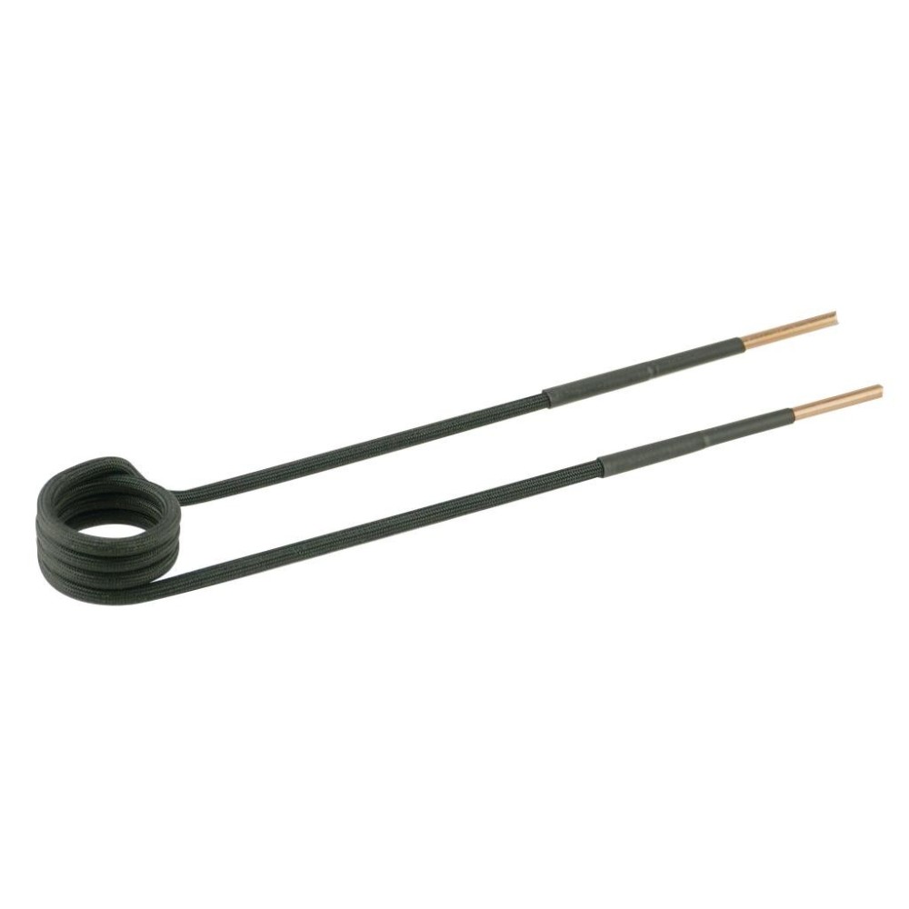 Bobina en ángulo de 90° Ø26mm, L220mm, versión M12 en color negro