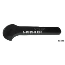 Herramienta de manipulación, semicircular, de plástico.