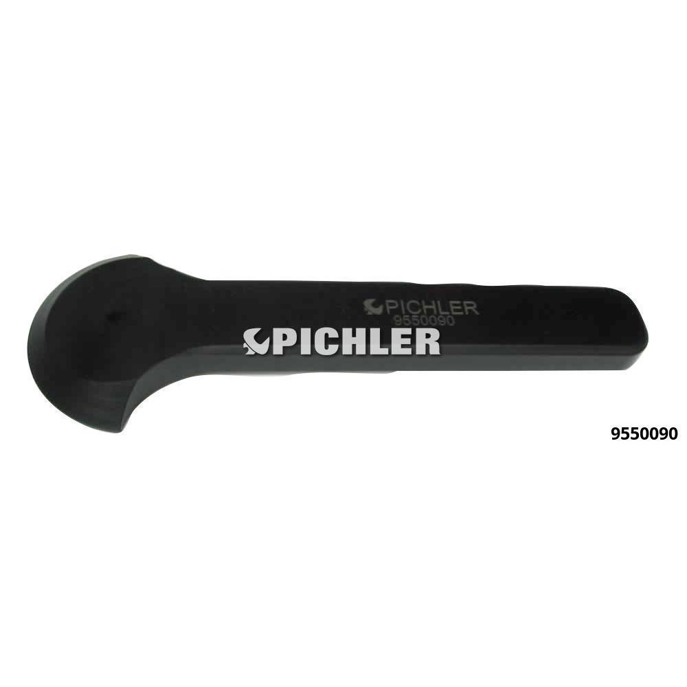 Herramienta de manipulación, semicircular, de plástico.