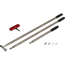 Juego de varillas antigranizo y empuñadura en T