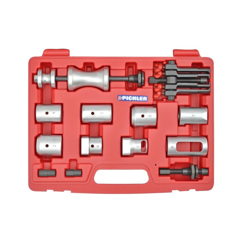 Juego de extractores de brazo de limpiaparabrisas, 13 piezas, en estuche, para UNI, OPEL, BMW, MB, PSA, VAG, PSA, REN