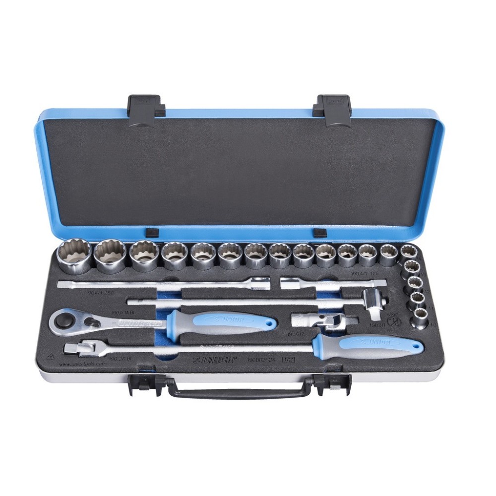 190BI12P24-Juego de vasos y accesorios de 1/2 en caja metálica-10 - 32/24