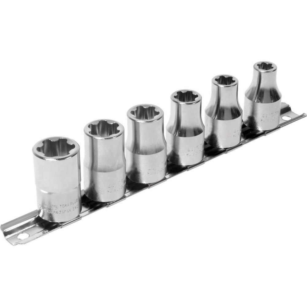 Juego de llaves de tubo Torx Plus estilo EP/EPL, 6 piezas, 10 EPL a 20 EPL