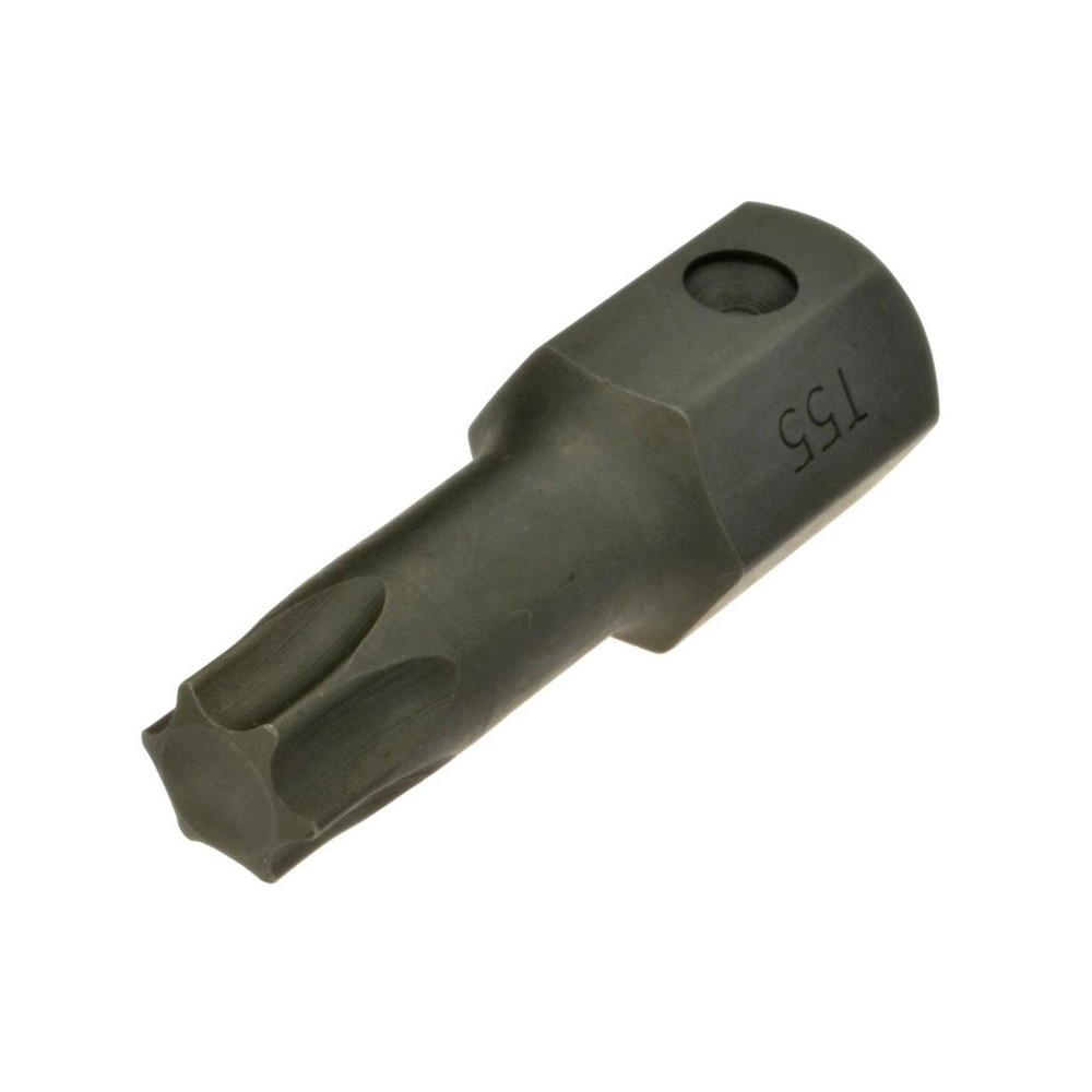 Inserto de punta de impacto Torx TX55 de 6 puntas, 16,0 mm