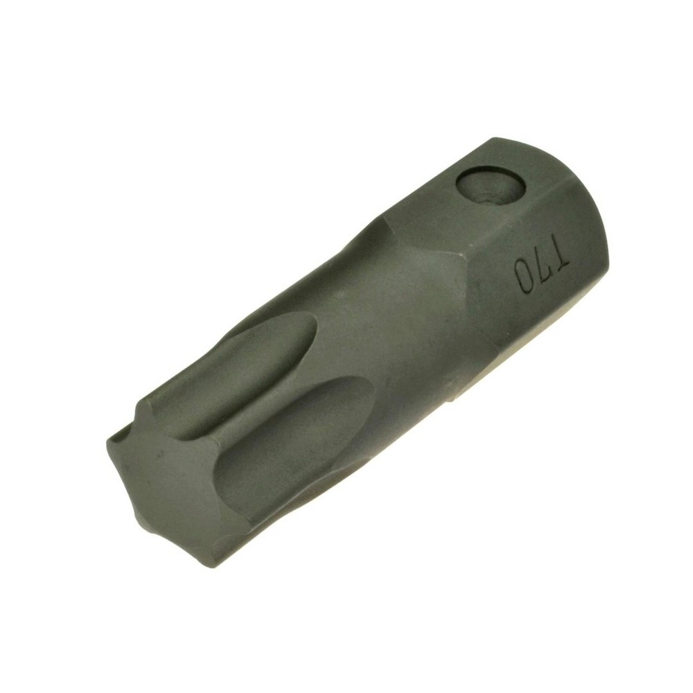 Inserto de punta de impacto Torx TX70 de 6 puntas, 16,0 mm