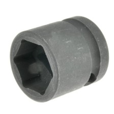Vaso de impacto extra corto de 19 mm