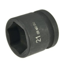 Vaso de impacto extra corto de 21 mm