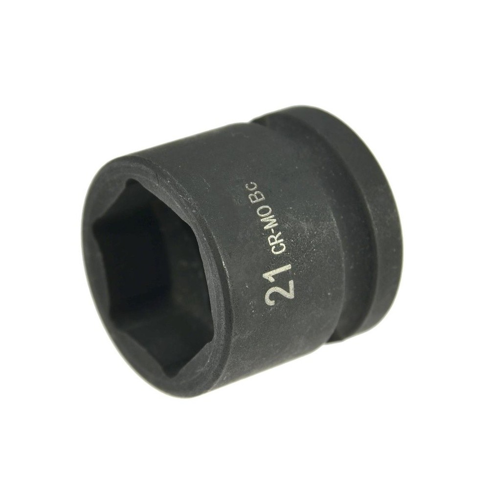 Vaso de impacto extra corto de 21 mm