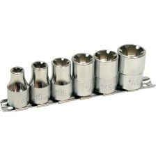 Juego de vasos Ribe de 1/2' con accionamiento M6 hasta 16 en un carril