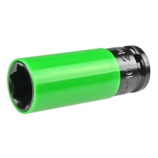 Dado para tuercas de rueda Kia y Hyundai, perfil 1/2, 85 mm de largo, con funda protectora