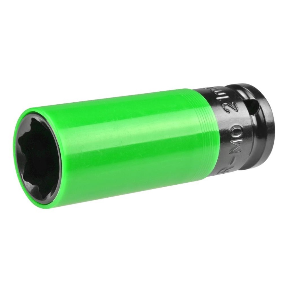 Dado para tuercas de rueda Kia y Hyundai, perfil 1/2, 85 mm de largo, con funda protectora