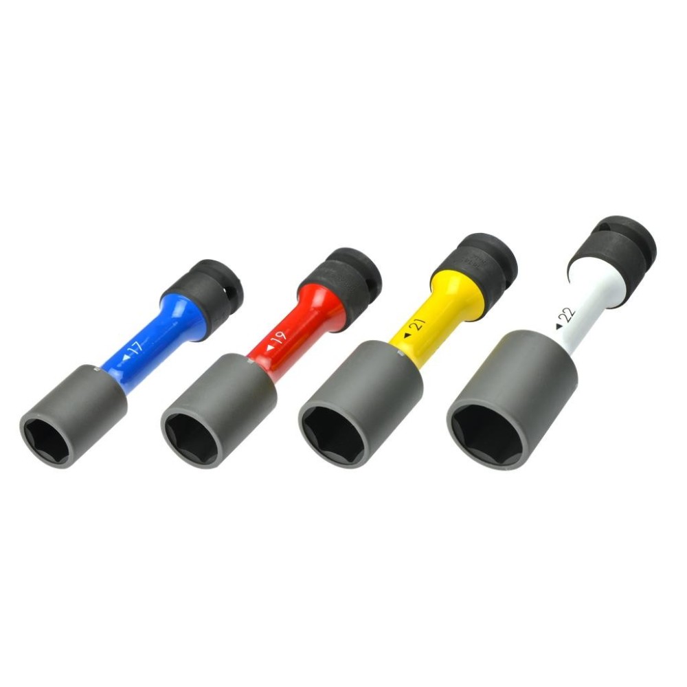 Juego de 4 vasos de impacto XL de 1/2'