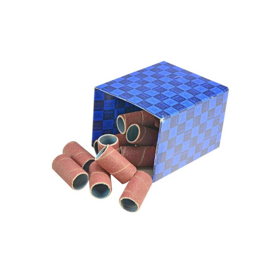 Manguitos abrasivos cilíndricos de 15 mm y 30 mm, tamaño de grano 80