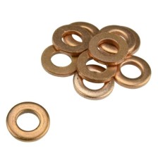 Anillos de sellado de cobre 7,3 x 13,6 x 2 mm KIA (10 uds)