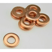 Anillos de sellado de cobre 7,5 x 15,5 x 2,5 mm (paquete de 50)